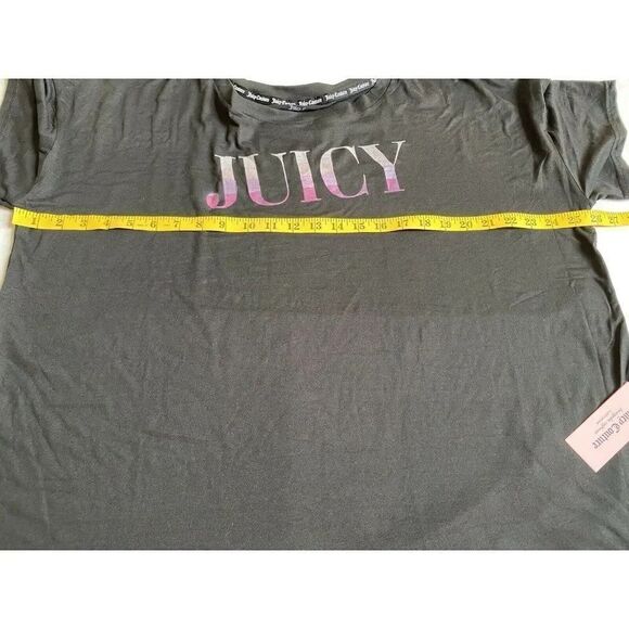 JUICY COUTURE Sz 2X Shorts Top Set Sleepwear Plus - Picture 10 of 12